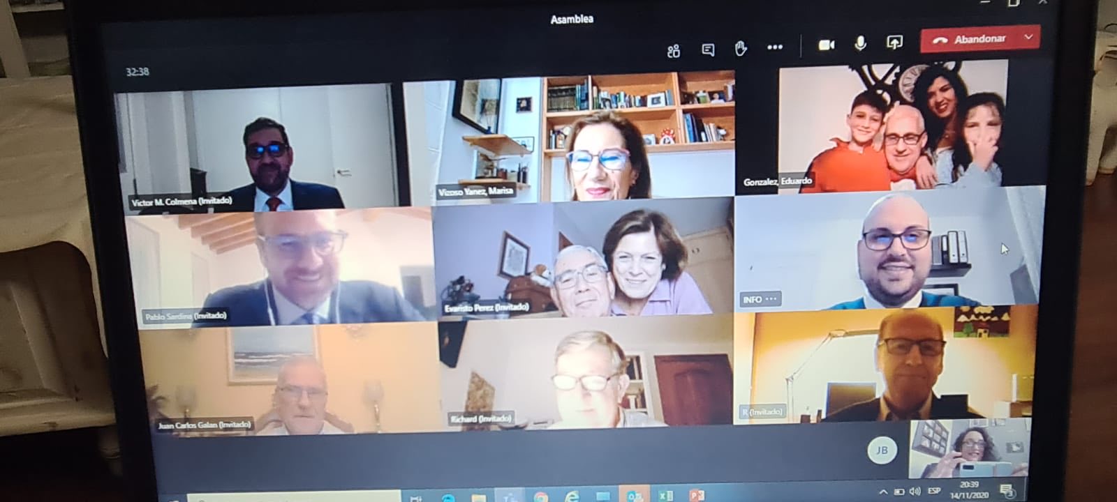 Asamblea virtual AEJR 2020