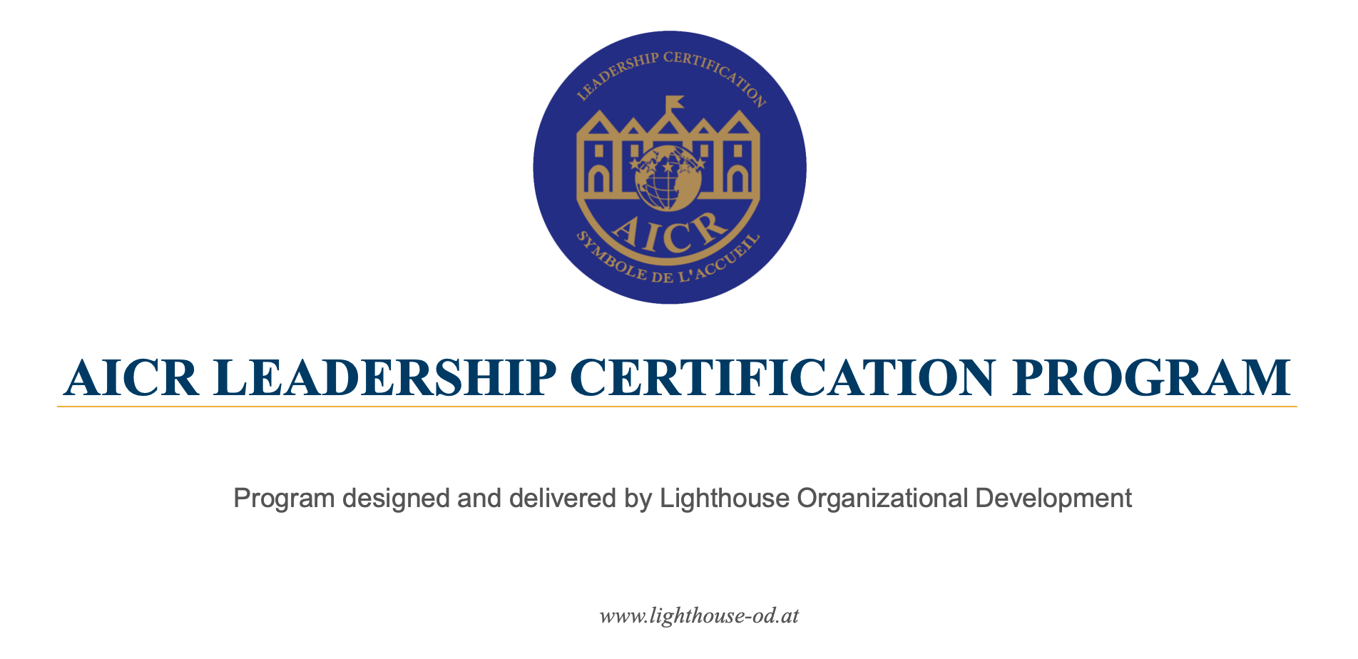 Programa de formación AICR Leadership Certification
